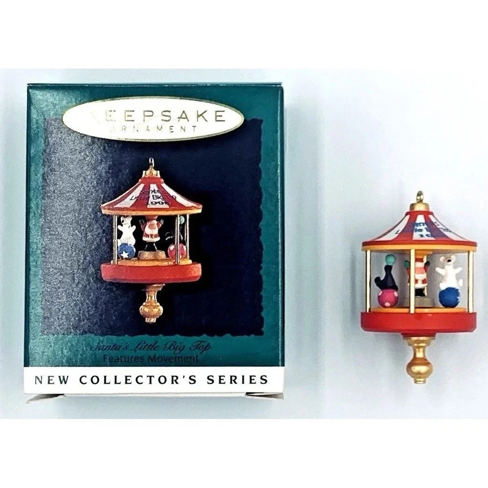 Hallmark Keepsake Miniature Ornament~Santa's‎ Little Big Top~#1~Dated 1995